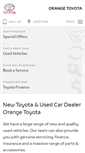 Mobile Screenshot of orangetoyota.com.au